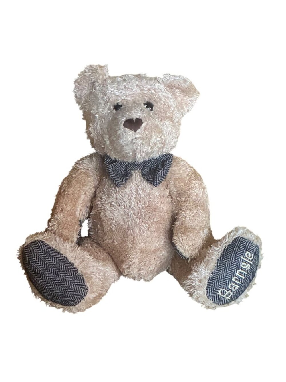 Barnsie Barnes & Noble Plush Teddy Bear 16” Stuffed Animal Toy Embroidered Foot